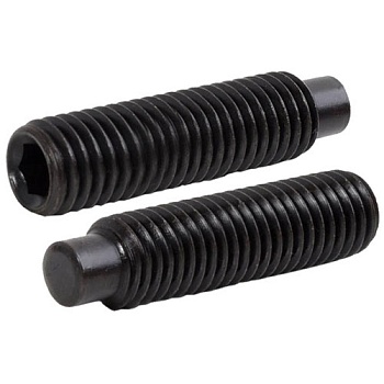 Винт установочный М14х20 DIN 915 с цапфой сталь 45Н